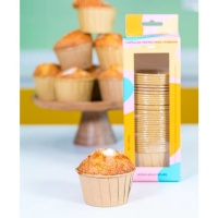 Kraft Cupcake-Kapseln 5 cm - 50 Stück