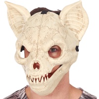 Bewegliche Fledermaus-Schädelmaske