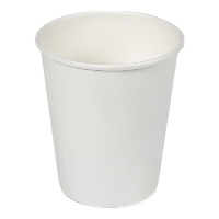 Weiße Pappbecher - 25 Stück, 200 ml