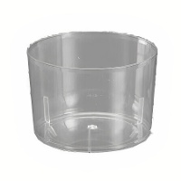 Kleine durchsichtige Kunststoffbecher, 230 ml - 5 Stück