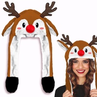 Beweglicher Rentierhut