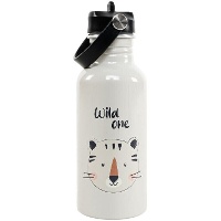 Aluminiumflasche 0,60 L mit Tigerdesign