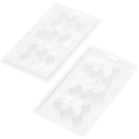 3D-Schokoladen-Lebkuchenform 28 x 15,5 x 2,3 cm - Wilton - 2 Stück.