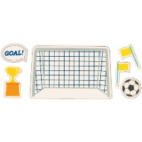 2D-Zuckerdekor für Fußballtorte - 12 Stück