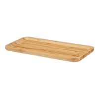 Snackteller aus Bambus 30 x 15 cm
