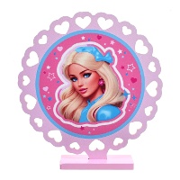 Barbie Girly Tischmittelpunkt 19,5 x 4 x 19 cm