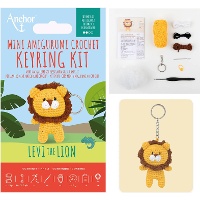 Mini-Amigurumi-Schlüsselanhänger-Set - Levi the Lion - Anchor