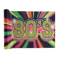 Tischläufer aus den 80er Jahren, 0,3 x 3 m