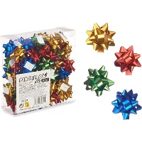 Matte Geschenkband-Schleifen 4 cm - 72 Stück