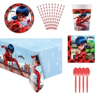 Party-Set für Ladybug - 8 Personen