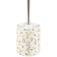 Toilettenbürstenhalter mit runder Blume