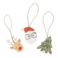 Magische Weihnachtsanhänger - 3 Stück