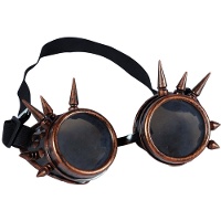 Steampunk-Brille mit Spikes