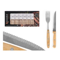 Set mit 8 Gabeln (20,5 cm) und 8 Messern (21,5 cm)