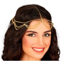 Goldenes Haarband aus Metall