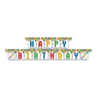 Lego Happy Birthday Girlande, 2,3 m