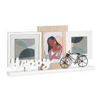 Happy-Bilderrahmen für 3 Fotos