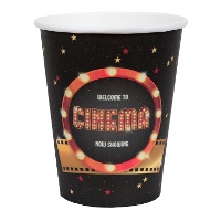 Hollywood-Kino-Becher 270 ml - 8 Stück