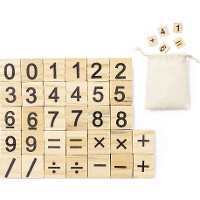 Holz-Mathematikspiel - 32 Teile