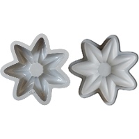 Silikonform in Sternform, 24,8 x 24,2 x 5,1 cm - Decora