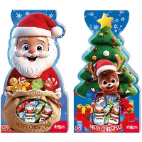 Sortierte Weihnachtsschokoladenfiguren, 58 g