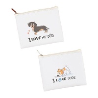 sortierte Liebe Hund Geldbörse - 1 Stk.