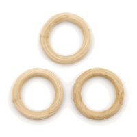 Holzring 5 cm - 3 Stück