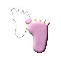 6 cm Babyfuß Ausstecher - Wilton