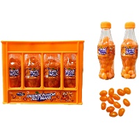 Orangen-Jellybeans in Flaschenform, 60 g - 12 Stück