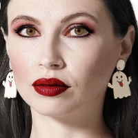 Lustige Geisterohrringe - 1 Paar