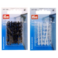 Kunststoff-Druckknöpfe 0,7 cm - Prym - 24 Paar