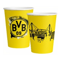 BVB Dortmund Becher 250 ml - 8 Stück