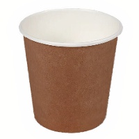 Pappbecher, 80 ml, braun - 50 Stück