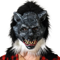 Dunkle Werwolfmaske