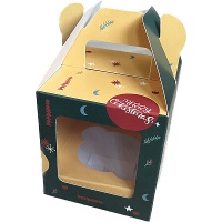 Schachtel für 1 Weihnachts-Cupcake