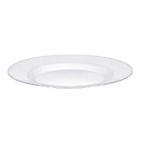 Transparenter runder Teller, 20,5 cm - 1 Stück