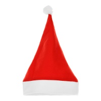 Klassische Weihnachtsmütze in Weiß und Rot