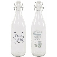Flasche mit Sprüchen 1 L - 1 Stück