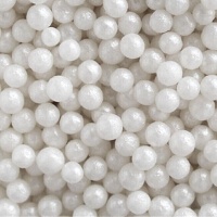 Weiße Perlen Streusel 4 mm - Azucren - 900 gr