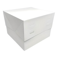 Box mit den Maßen 50 x 50 x 20 cm für Torten, einstellbar auf 4 Höhen - 5 Stück