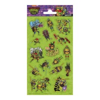 Ninja Turtles Glitzeraufkleber - 1 Blatt