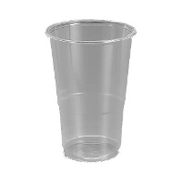 350 ml durchsichtige Plastikbecher - 100 Stück