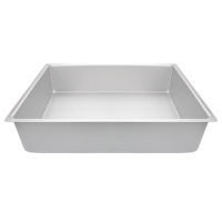 Rechteckige Aluminiumform 40 x 30 x 10 cm - Decora