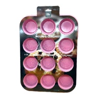 Metall-Muffinform 35 x 26,5 cm - Azucren - 12 Mulden