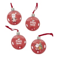 Weihnachtsmann-Fotokugel - 1 Stück