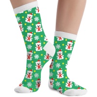 Schneemann Socken - 1 Paar