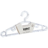 Transparente Kleiderbügel aus Kunststoff - 4er-Pack
