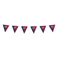 Wimpelkette des FC Barcelona im blaugrana-Design