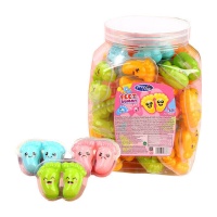 Bunte Gummifüße 7 gr - 50 Stück
