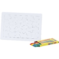 Puzzle zum Ausmalen - 24 Teile